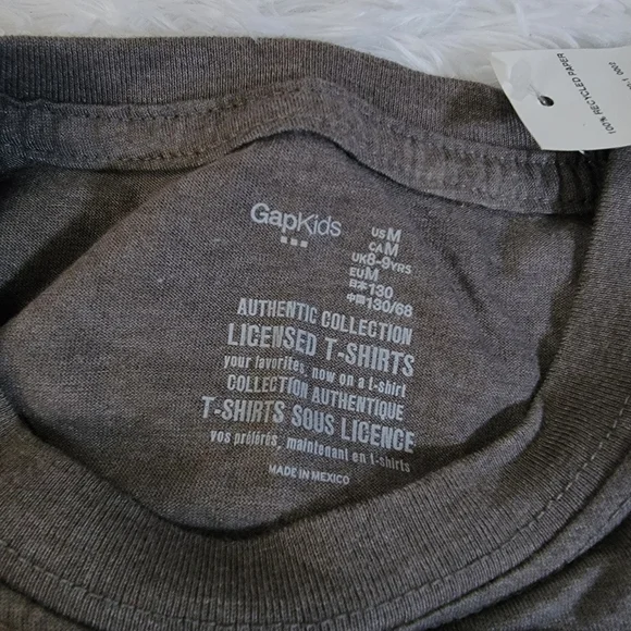 GAP Kids Charcoal Batman Tee - Short Sleeve Boys Size M - Picture 3 of 4